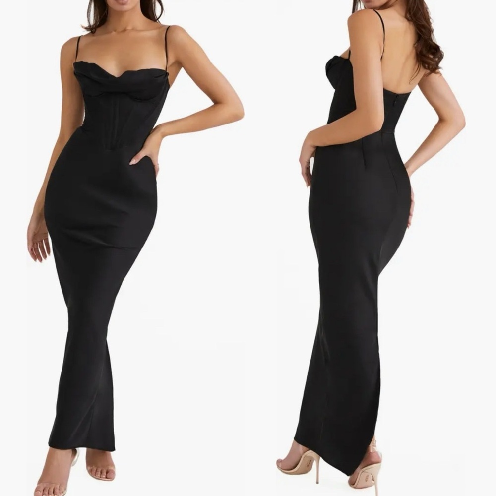 House of CB Charmaine Corset Dress in M, A-C. Worn once